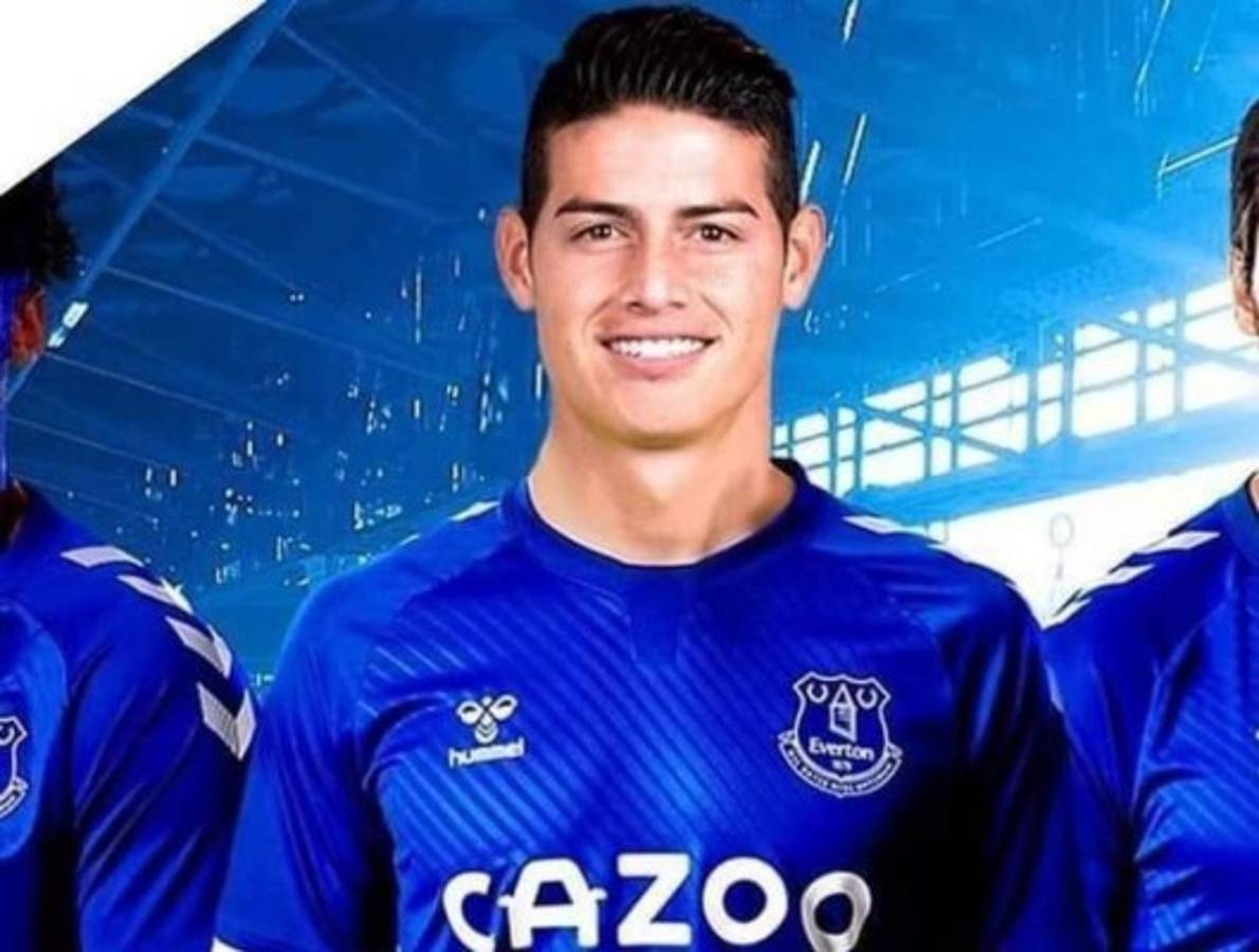 Con los fichajes: El nuevo 11 del Everton para la próxima temporada con James Rodríguez y otros cracks