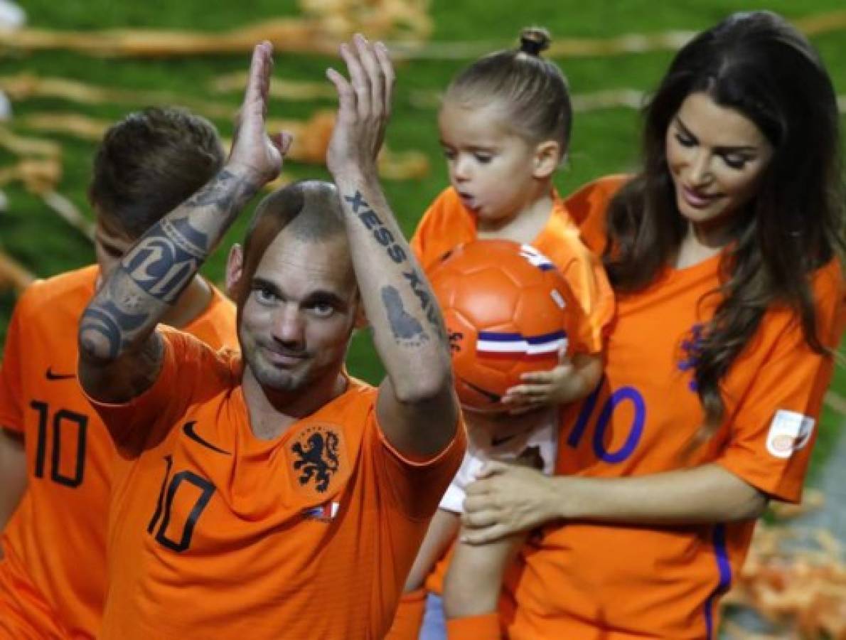 En fotos: Así fue último partido de Wesley Sneijder con la selección de Holanda