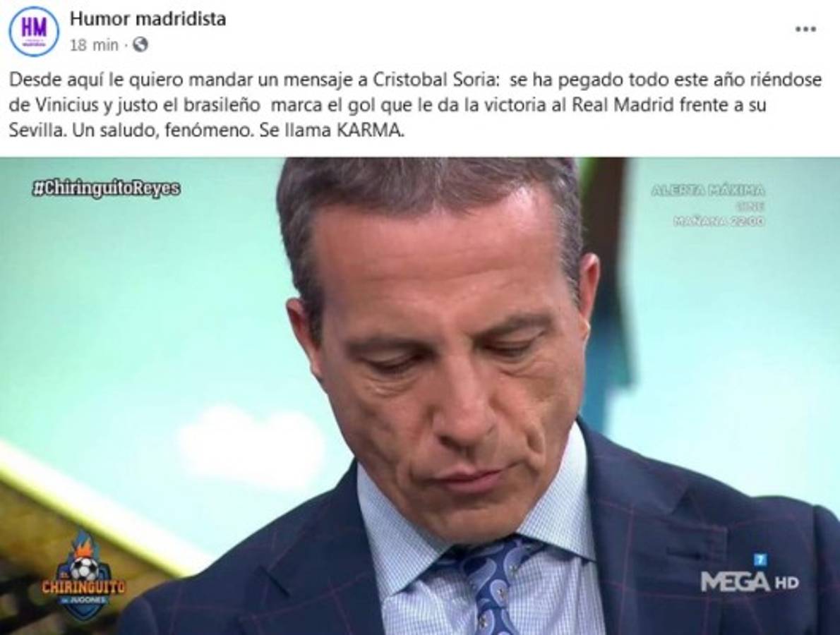 Vinicius, protagonista de los memes tras el triunfo del Real Madrid contra Sevilla: Balón de Oro