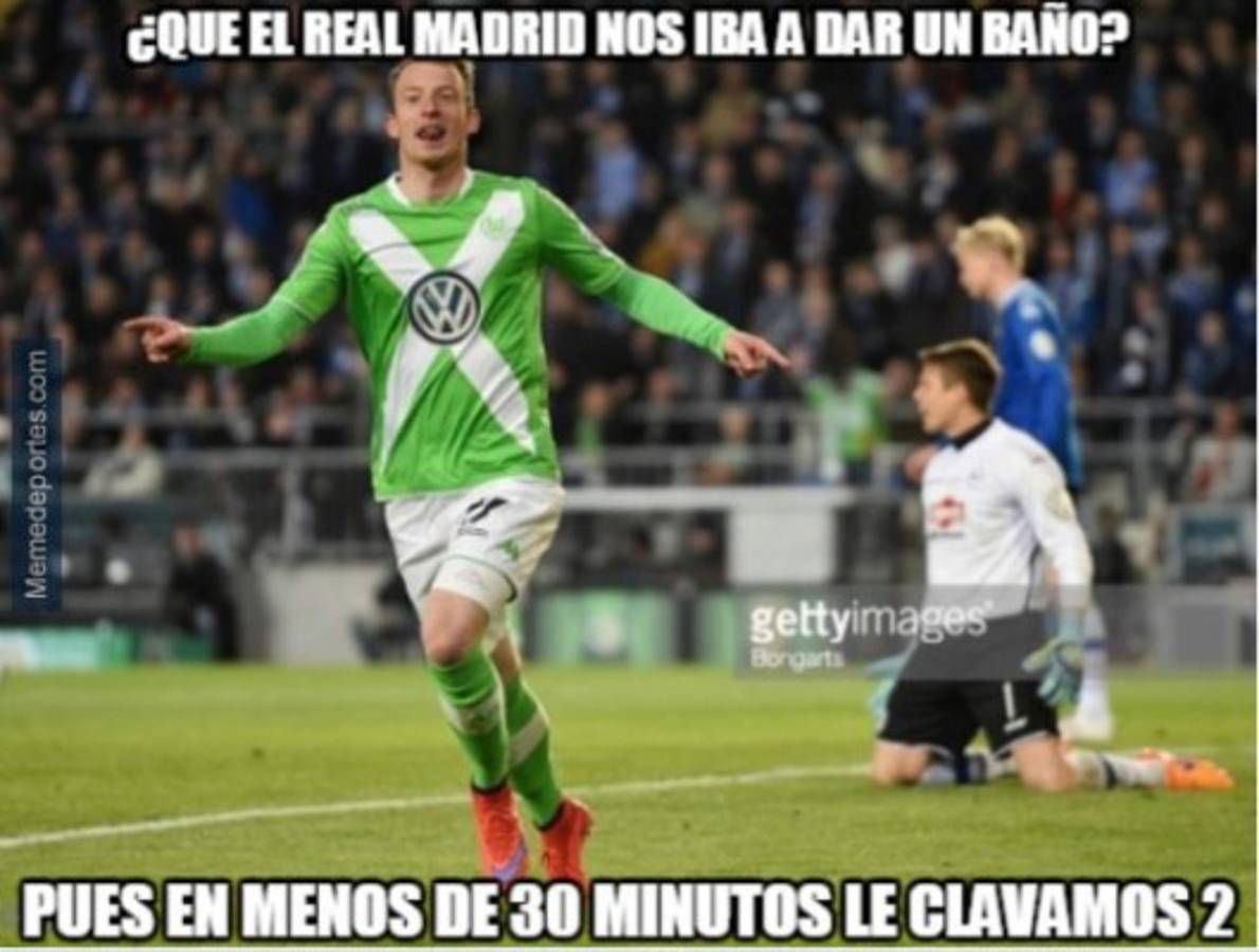 Destruyen en memes al Real Madrid tras perder ante Wolfsburgo