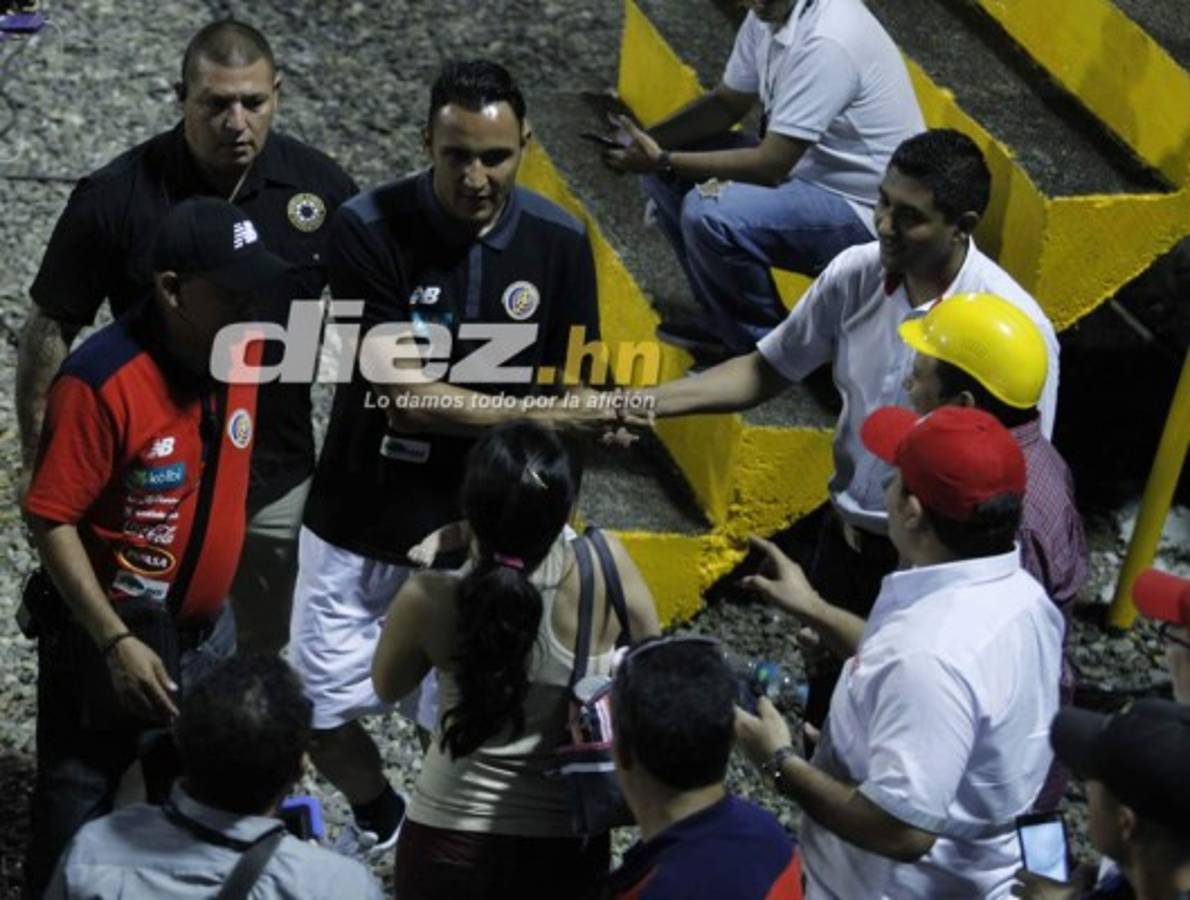 La locura que desató el portero tico del Real Madrid Keylor Navas en Honduras