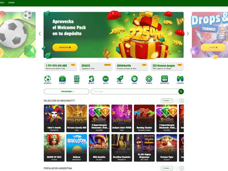 Los 10 Casino Online que más pagan en Argentina 2026