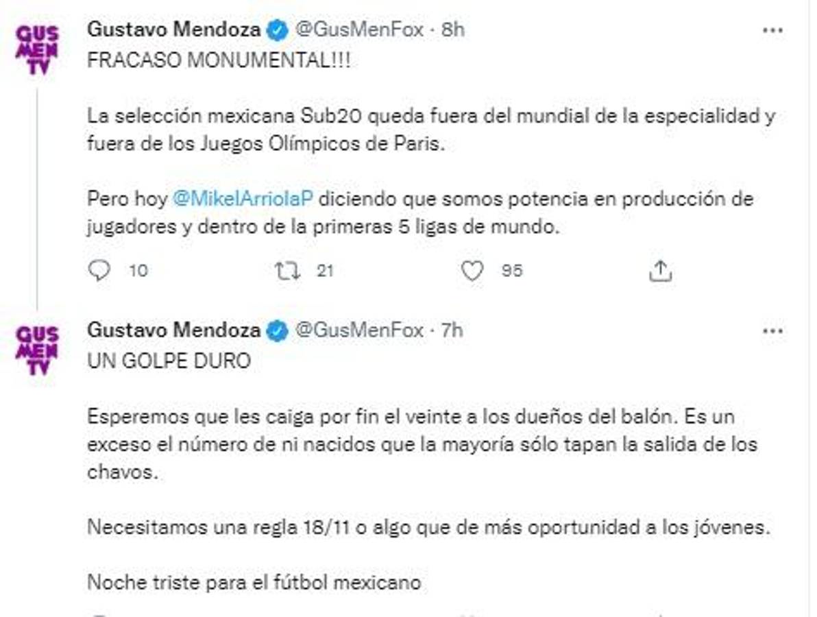 ¡Faitelson y André Marín estallan! Lo que dice la prensa de México luego del fracaso de la Sub-20: “Panorama negro y desastre en San Pedro Sula”
