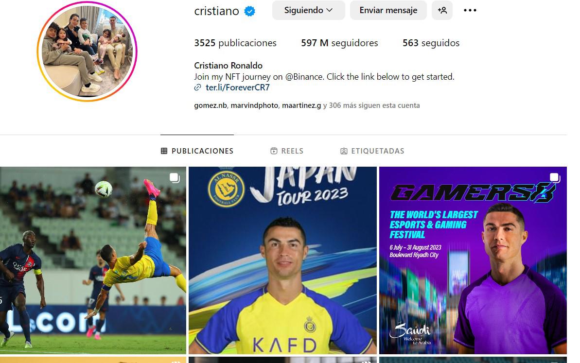 Cristiano Ronaldo, el rey de las redes sociales: Los millones que gana el portugués por cada posteo que hace