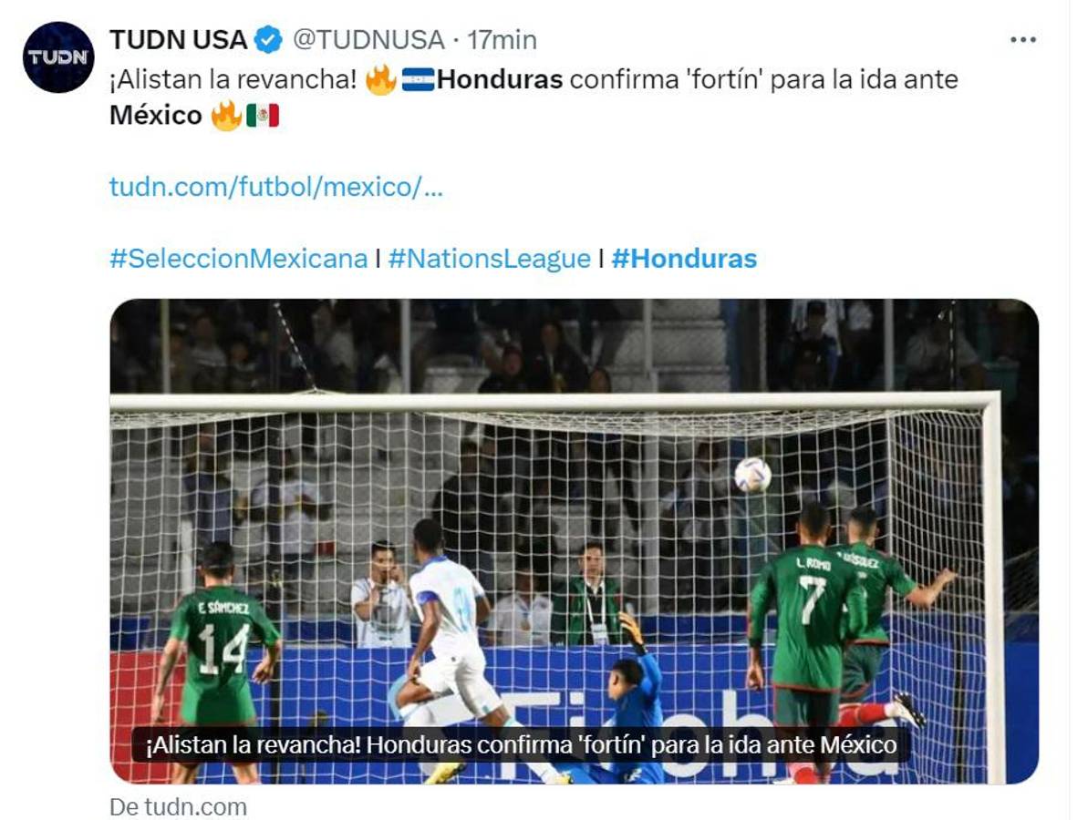 “Hacer que el estadio Morazán vuelva a sepultar a los mexicanos”: así informa la prensa de Honduras y México sobre el juego de ida