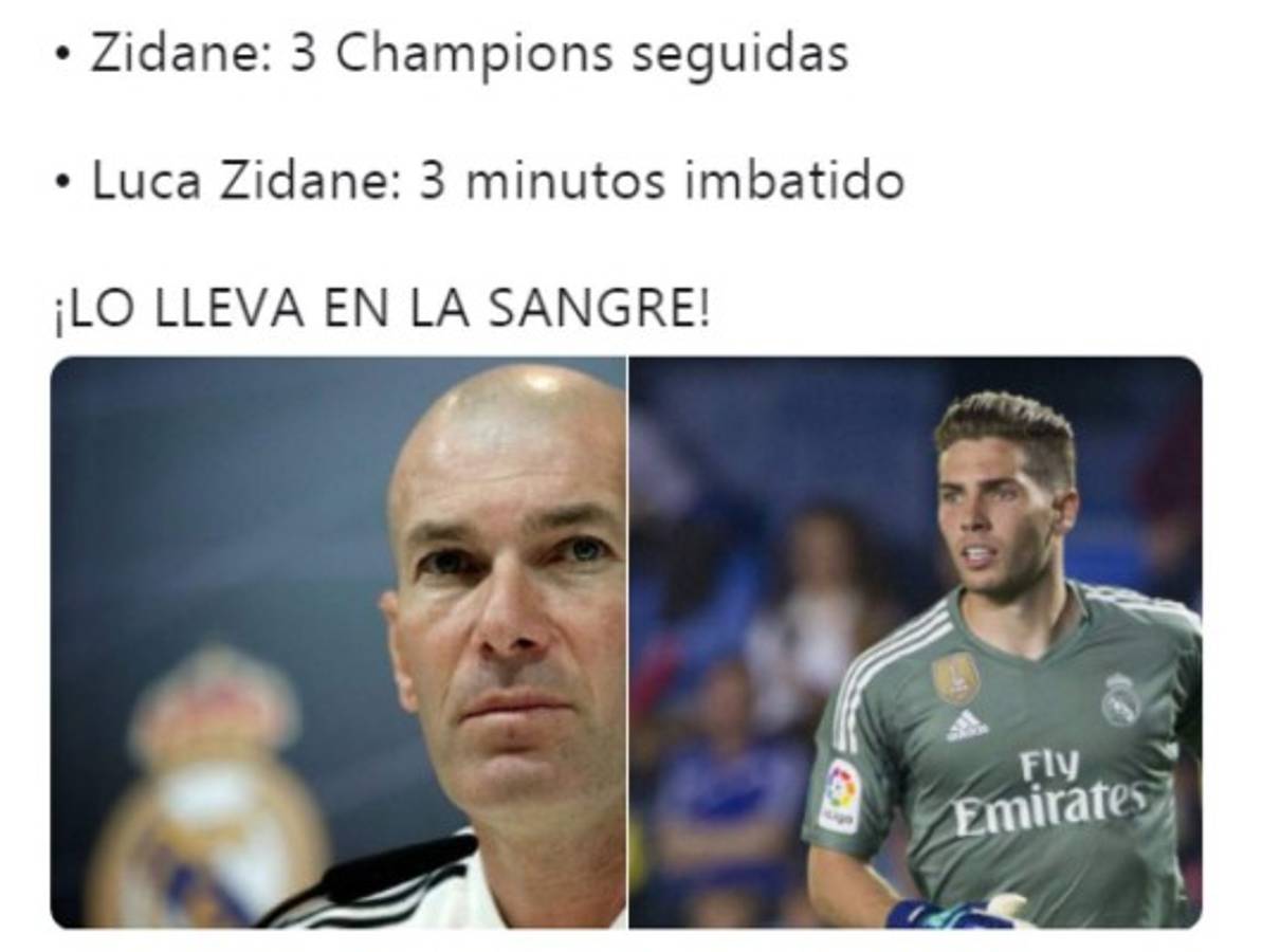 Keylor Navas, Luca Zidane y los memes del triunfo del Real Madrid ante Huesca