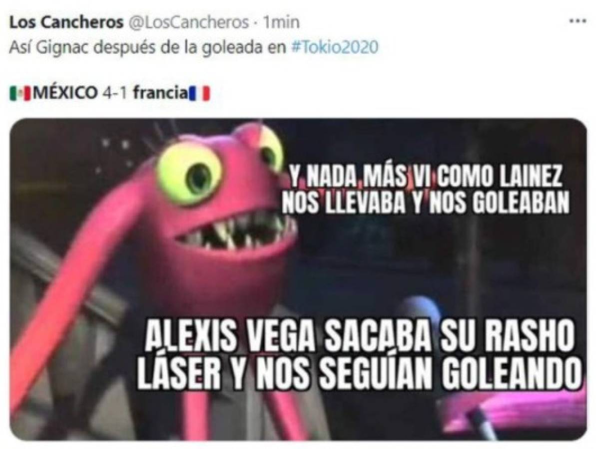 México le pasa por encima a Francia en los Juegos Olímpicos de Tokio y los memes explotan las redes