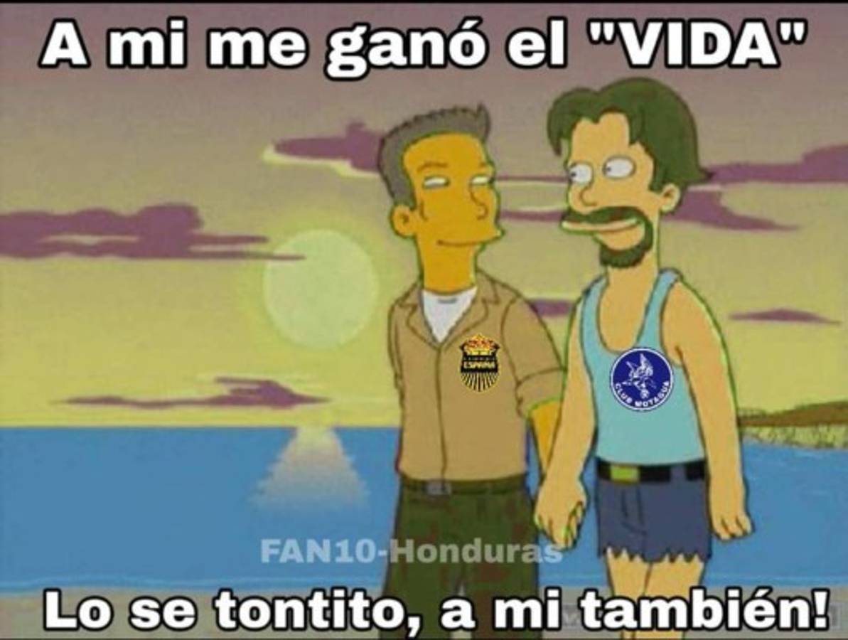 Destrozan a Motagua en memes tras perder con Vida que es nuevo líder en Honduras