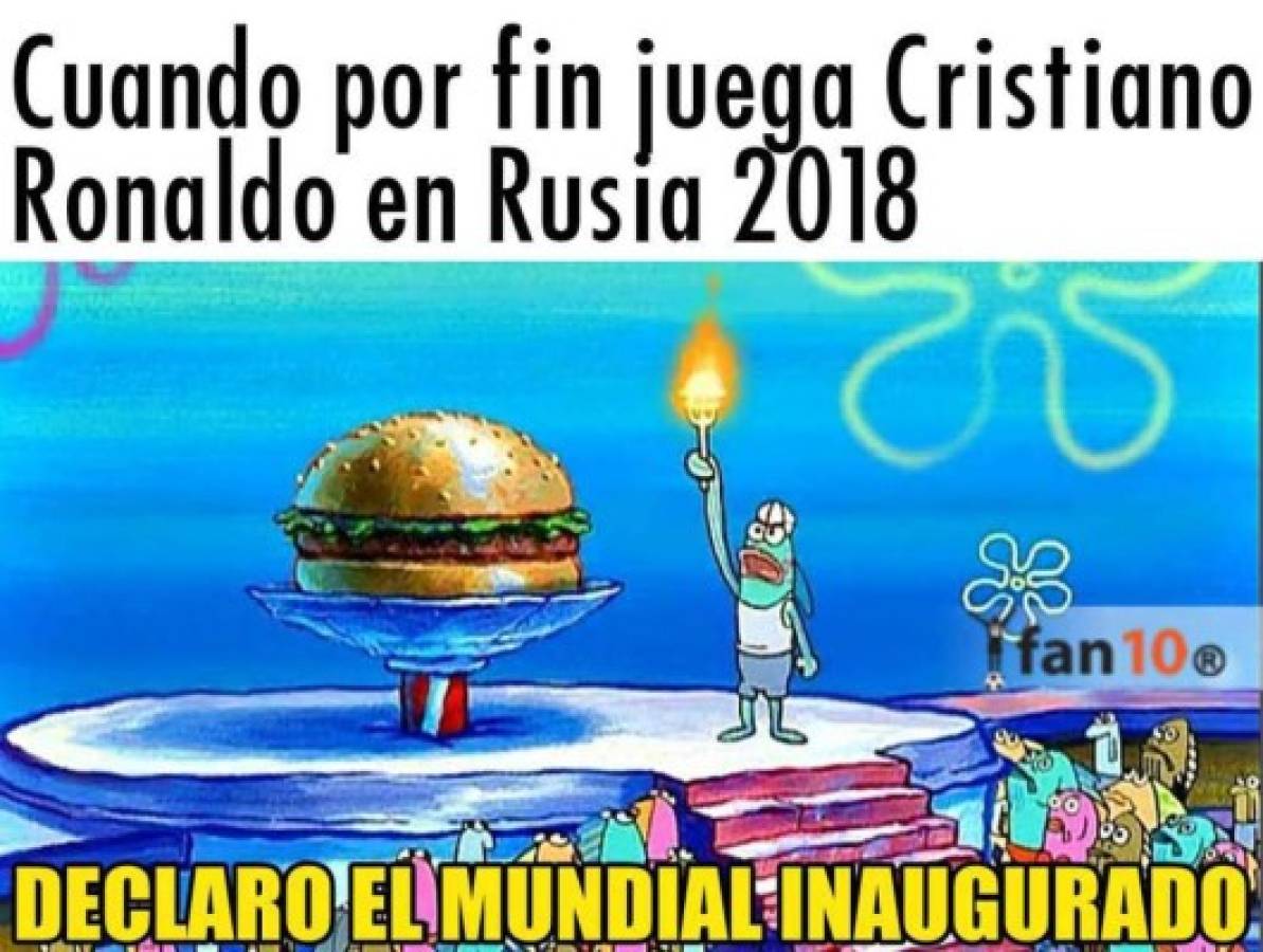 Los memes van directo a Cristiano Ronaldo tras su cuarto gol en Rusia-2018