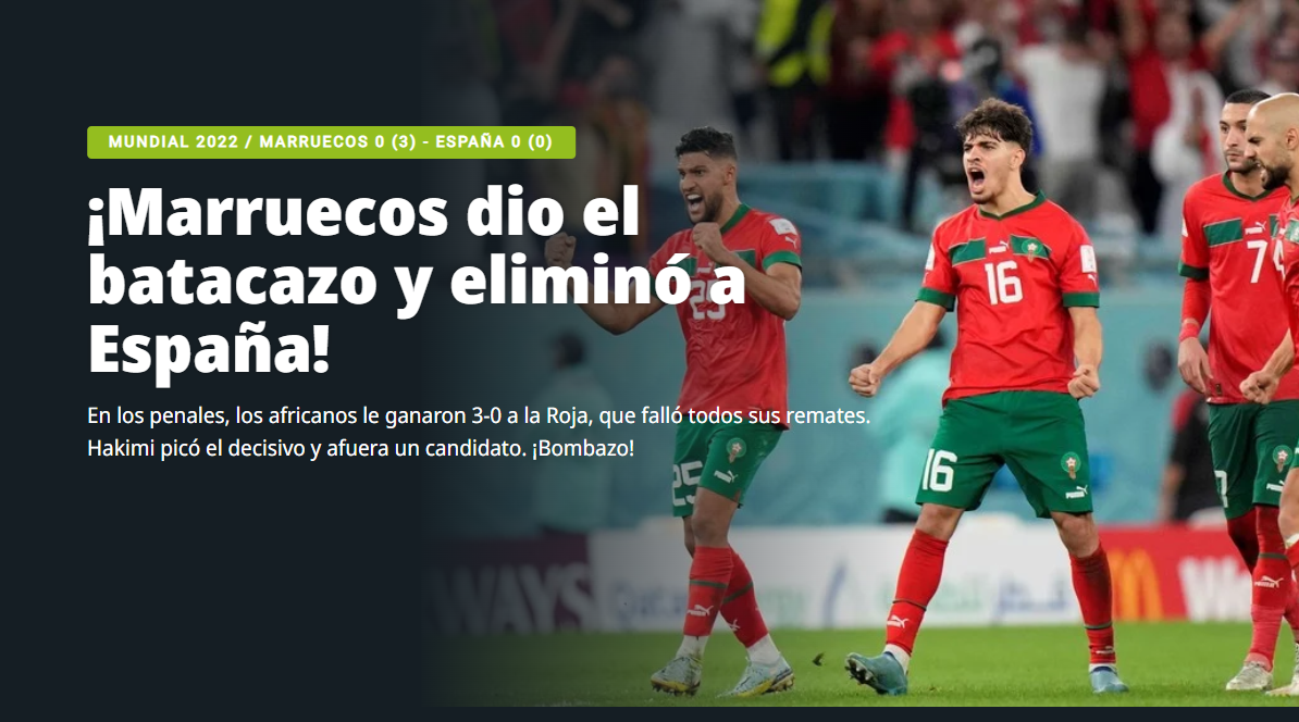 ¡Ridículo! Prensa internacional estalla tras la eliminación de España en Qatar: “No sabían que jugaban un Mundial”