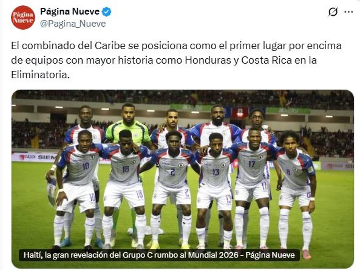 Es la selección a vencer; el país más pobre de América: esto dicen los medios de Haití previo al duelo ante Honduras