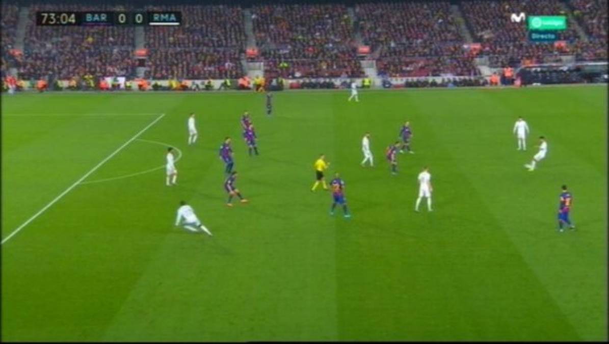 El gol que anularon a Bale en el Clásico Barcelona - Real Madrid