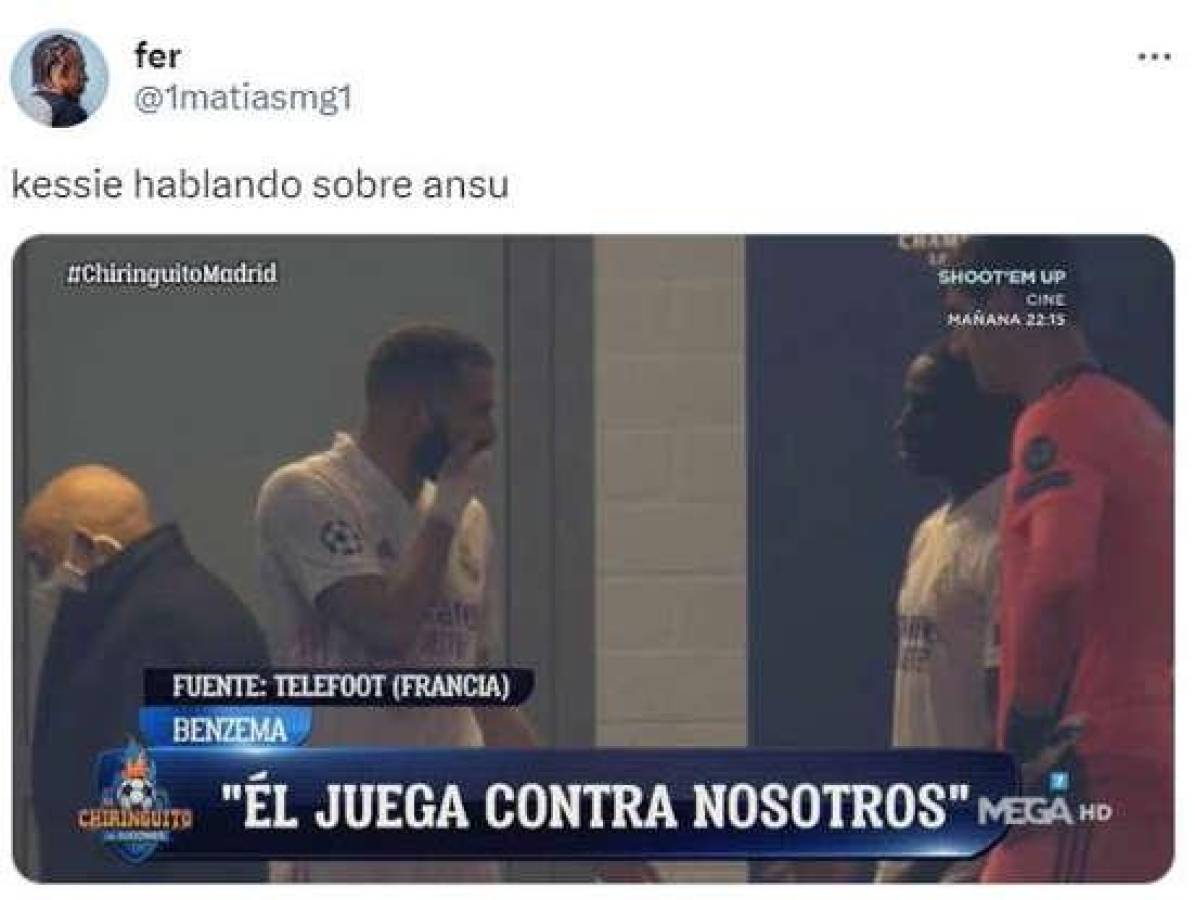 Los memes que destrozan a Vinicius y Ansu Fati por quitarle el gol a Kessié en el Real Madrid-Barcelona