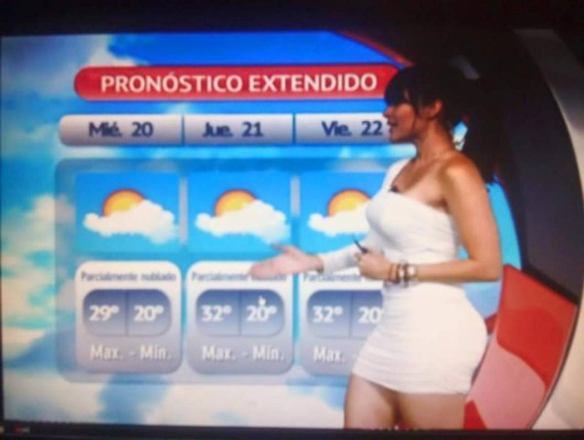 Kimberly Shiham, la bellísima chica del tiempo de Azteca Honduras que eleva la temperatura