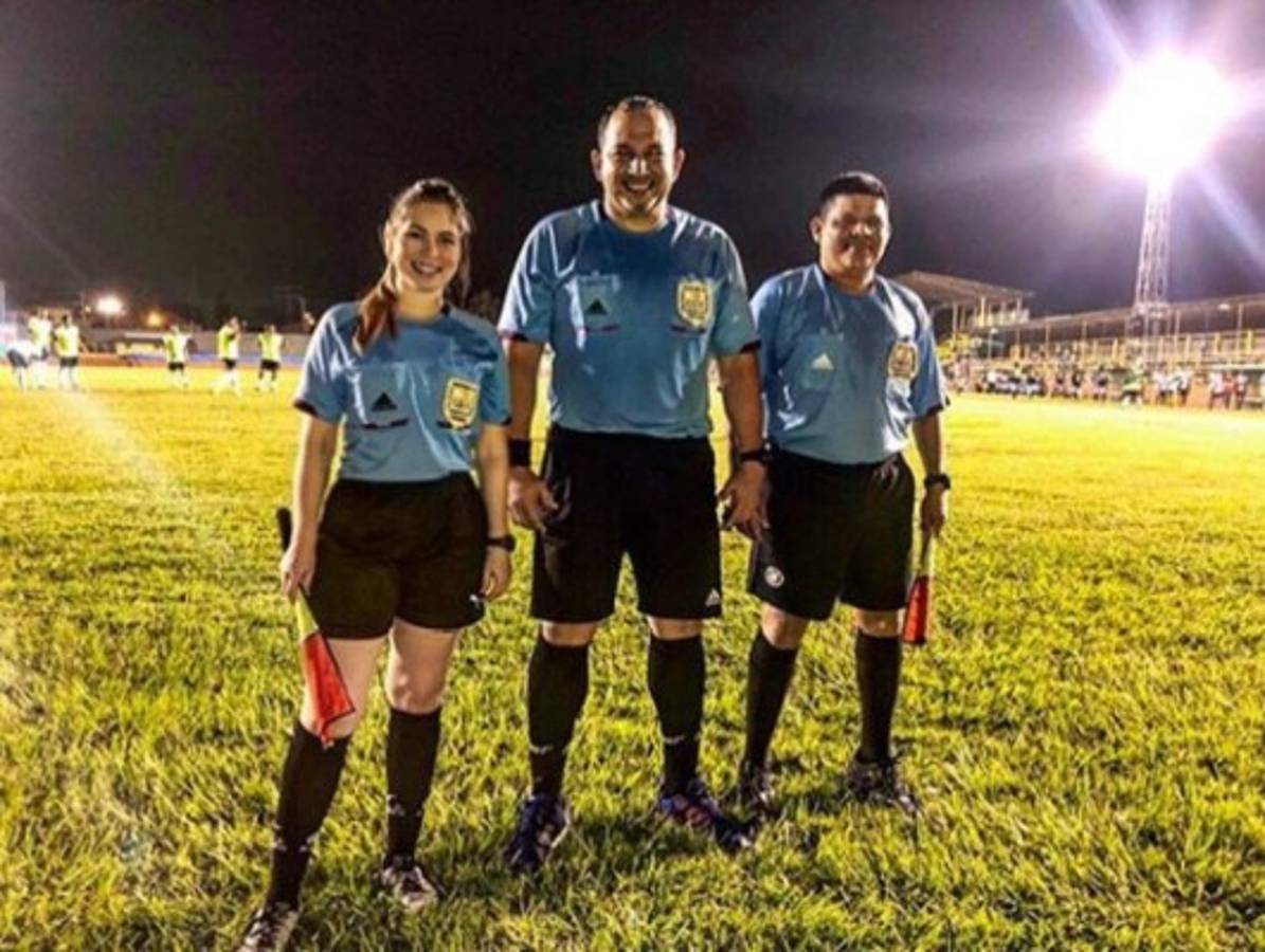 Nicolle Mejia, la bella árbitro hondureña que busca llegar a Liga Nacional