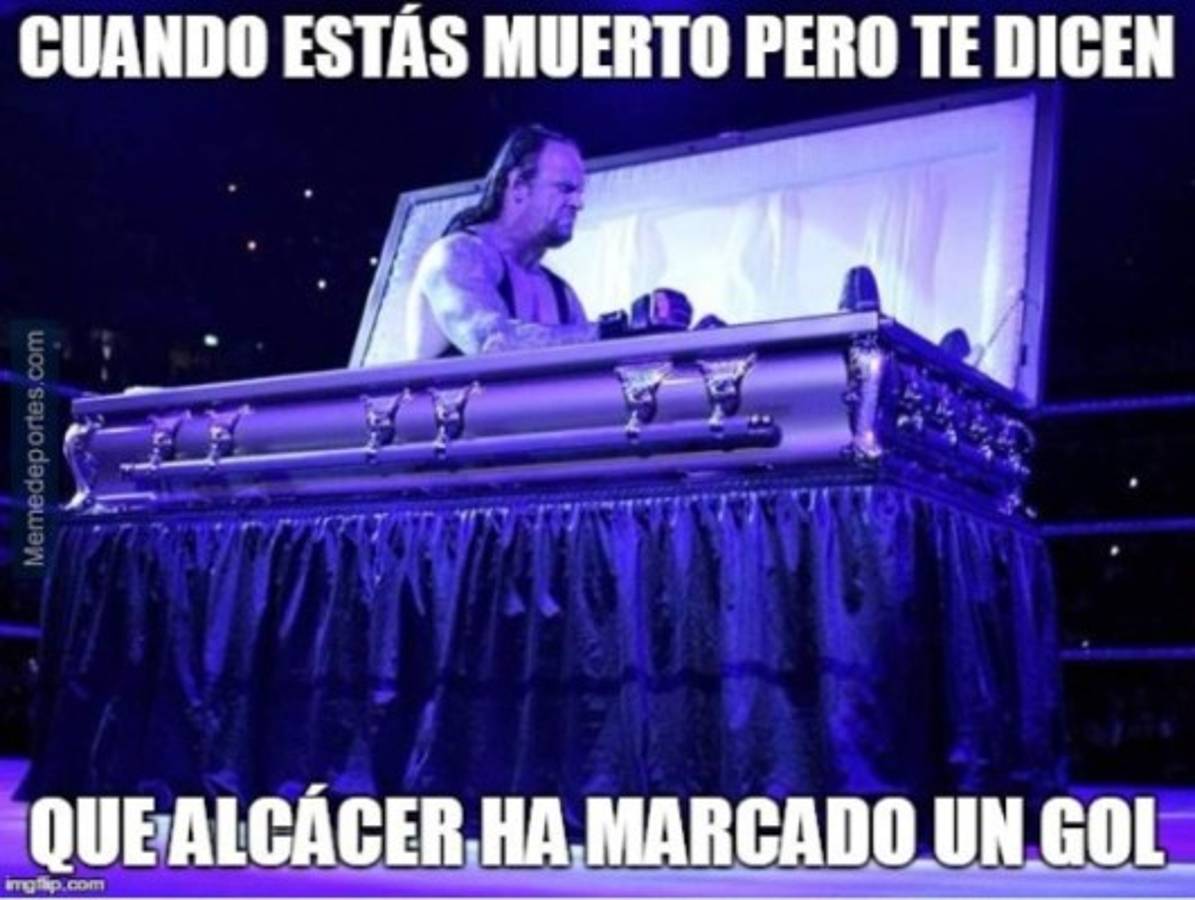 ¡Paco Alcácer, protagonista de crueles memes por su gol!