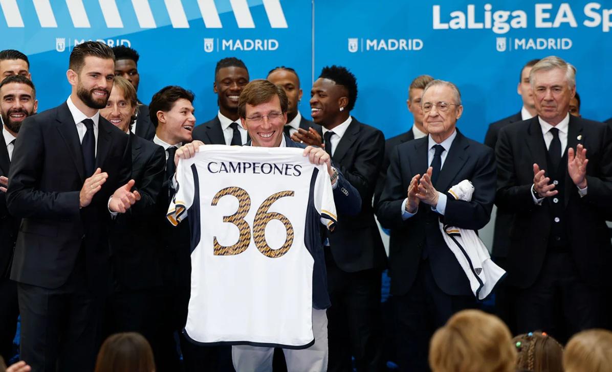 El próximo fichaje, la petición a Modric y Mbappé ‘presente’: Así festejó Real Madrid su Liga Española número 36