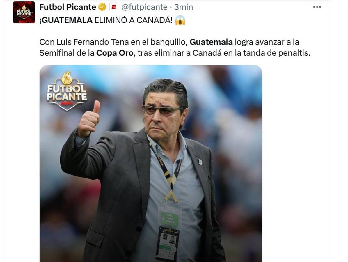 Faitelson se rinde como pocas veces: Guatemala monumental y Tena, flaco de oro, las redes explotan luego de eliminar a Canadá