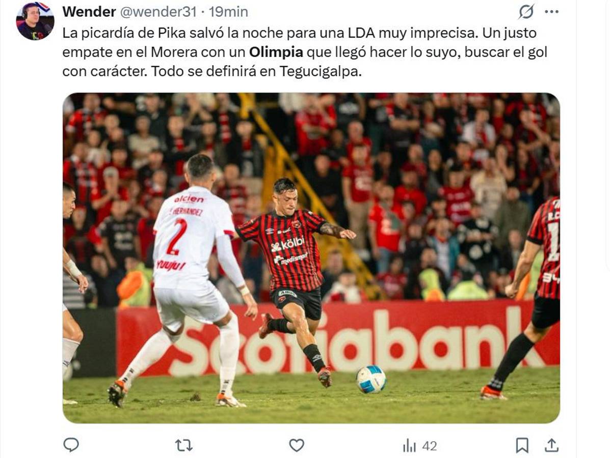 Olimpia se lleva la ventaja, el Morera Soto es de entrenamiento para el León: la prensa catracha y tica opinó con el Alajuelense vs Olimpia