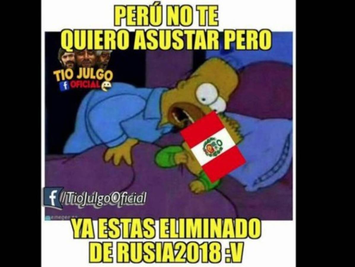 Los terribles memes de la eliminación de Perú del Mundial de Rusia 2018