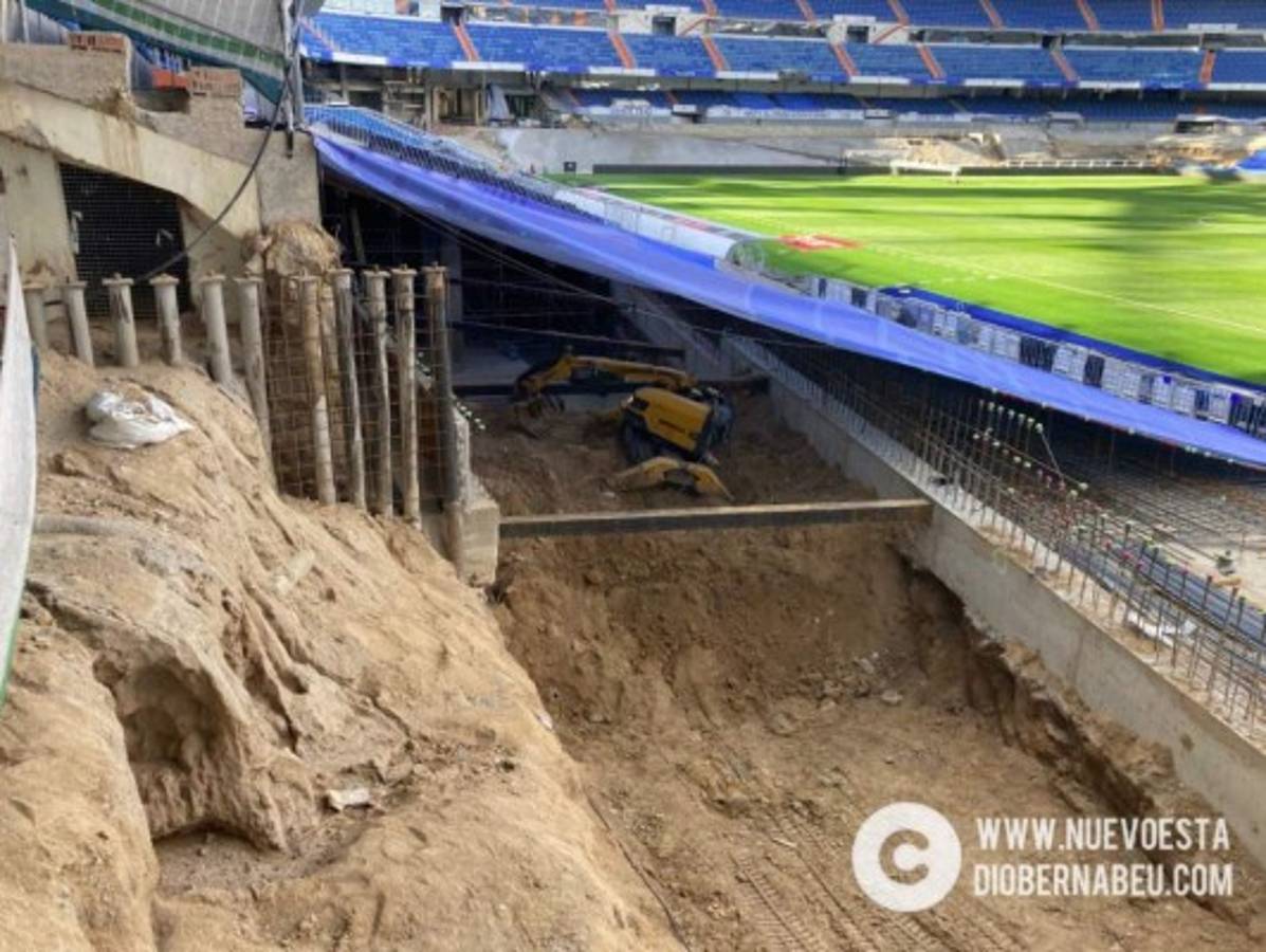 Esto pasa mientras el Real Madrid juega: la construcción 'escondida' debajo del Santiago Bernabéu