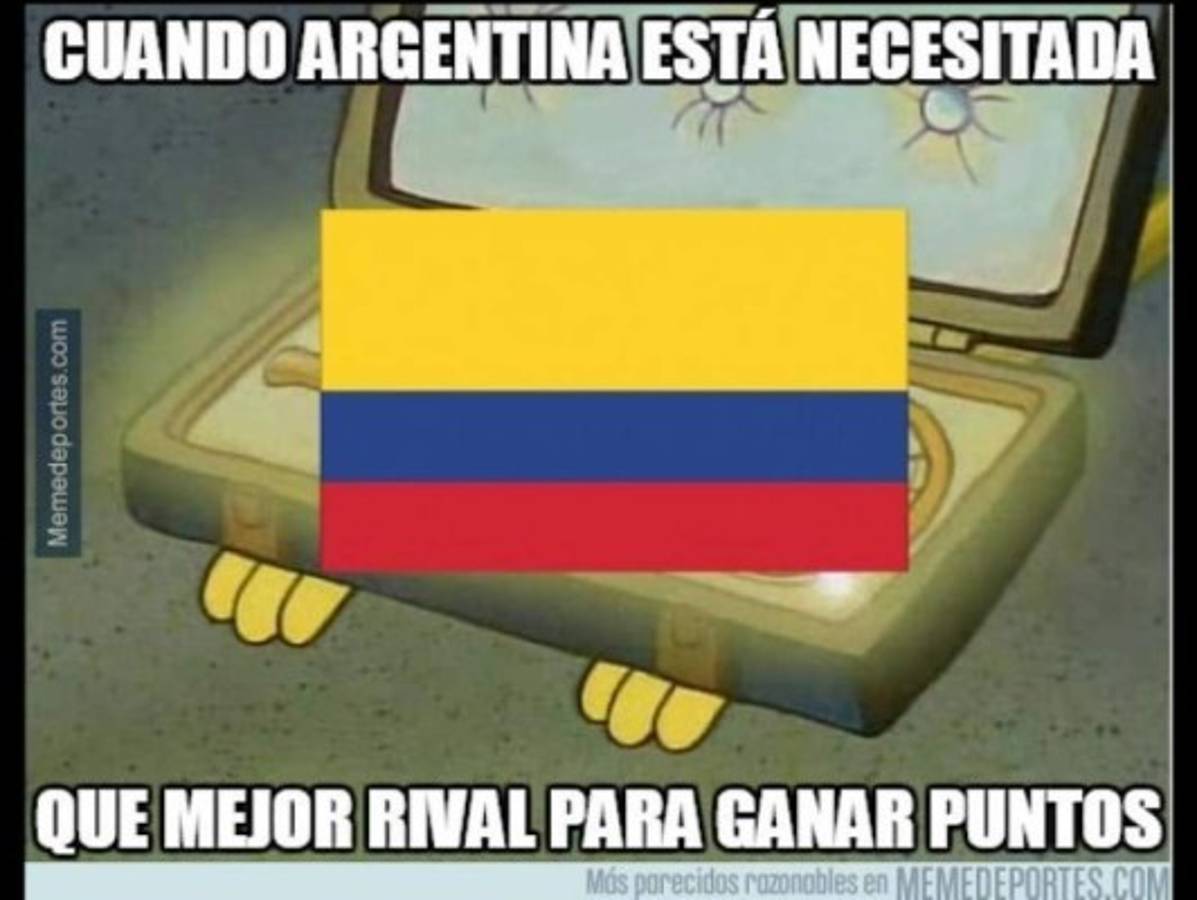 ¡Tremendos memes de la victoria de Messi y Argentina ante Colombia!