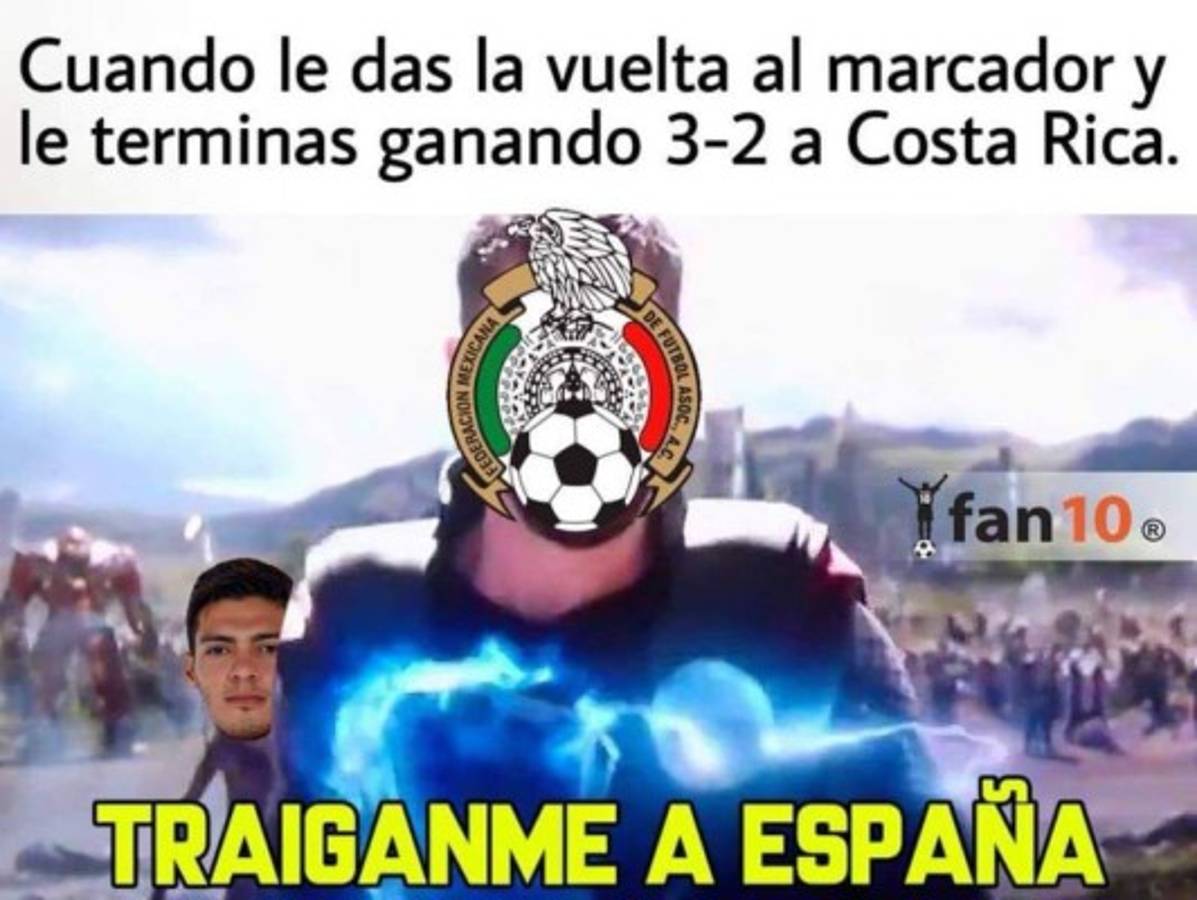 Los mexicanos atacan con divertidos memes a los ticos luego de derrotarlos