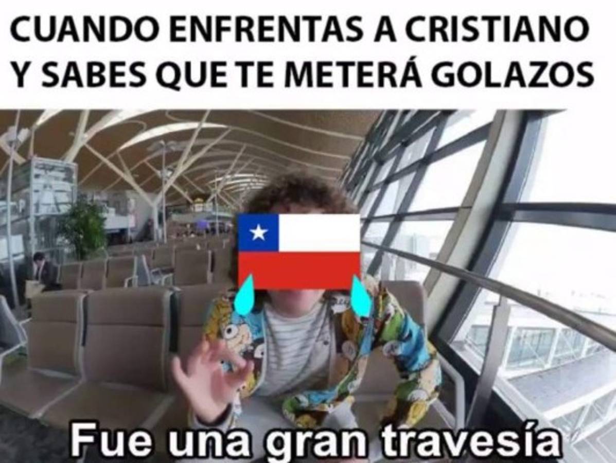 ¡NO LO PERDONAN! Los memes que atacan a Cristiano por quedar eliminado ante Chile