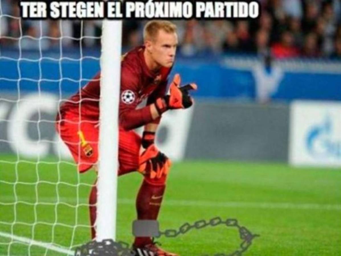 MEMES: Ter Stegen y las burlas que recibió tras su error ante el Levante