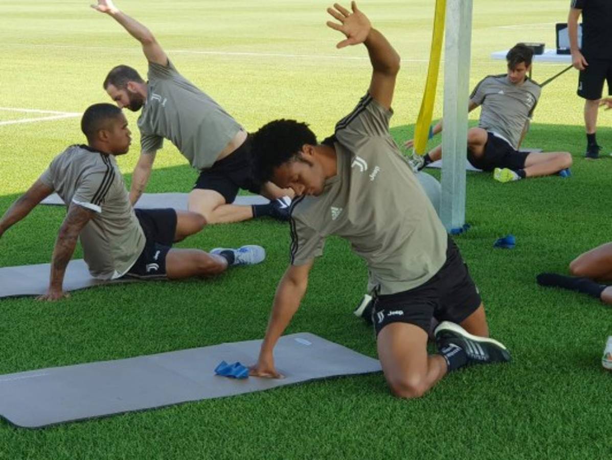 En fotos: El primer entrenamiento de Cristiano Ronaldo con la Juventus