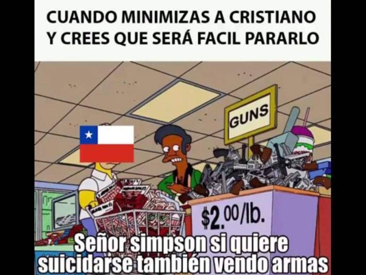 ¡NO LO PERDONAN! Los memes que atacan a Cristiano por quedar eliminado ante Chile