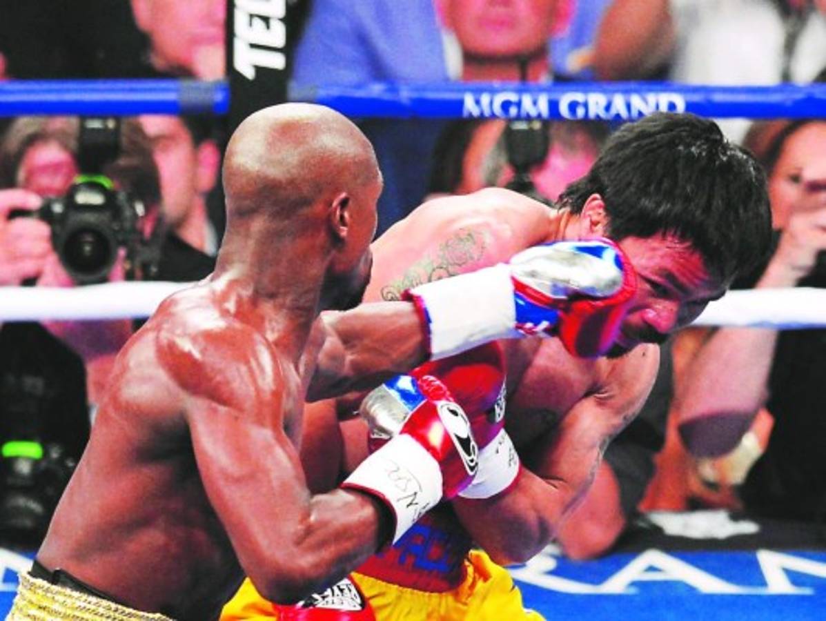 Las mejores fotos de la pelea Mayweather-Pacquiao