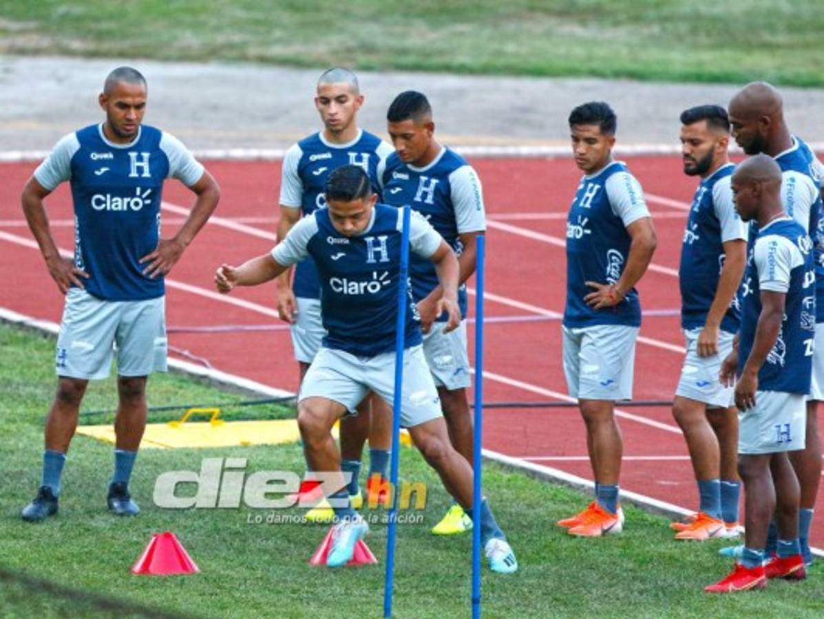 ¡Con todo! Así fue el último entrenamiento de Honduras antes de enfrentar a Chile