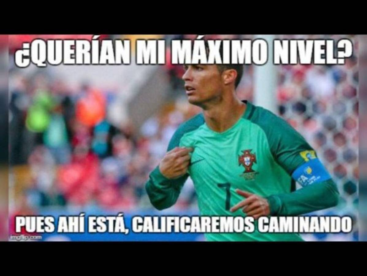Los memes van directo a Cristiano Ronaldo tras su cuarto gol en Rusia-2018