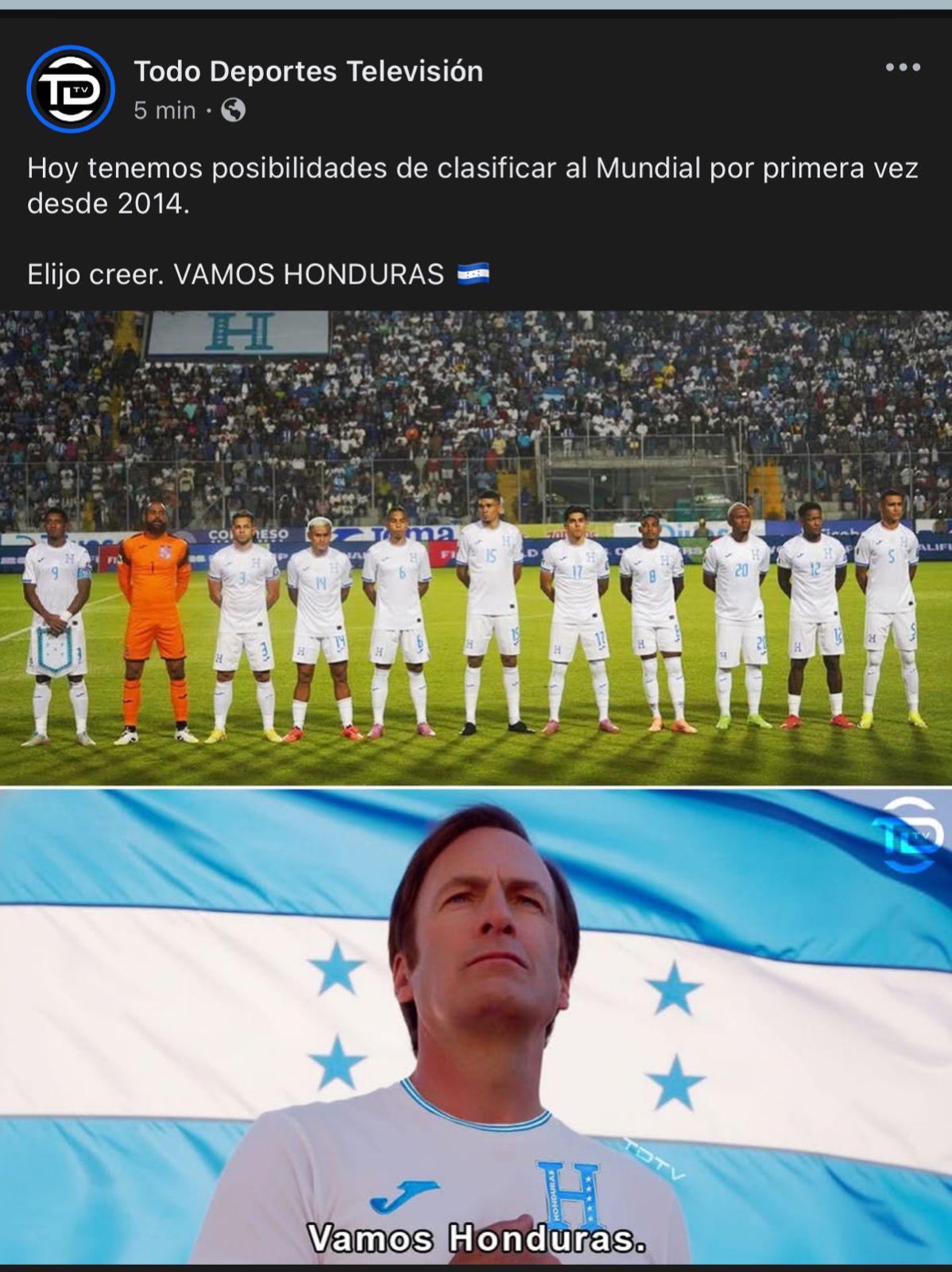 Que se repita el sueño pongan huev**: la prensa reacciona motivada a la clasificación de Honduras al Mundial 2026