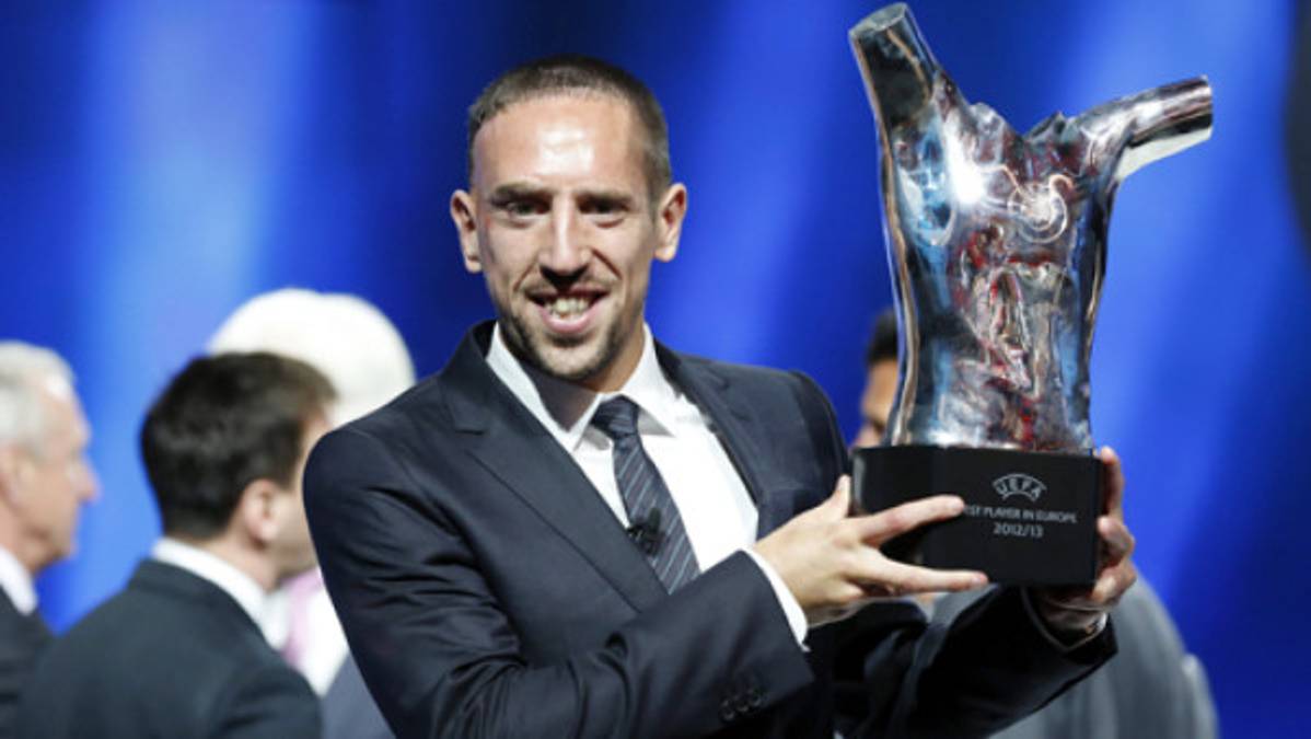 Ribery le ganó el premio a Messi y Cristiano Ronaldo