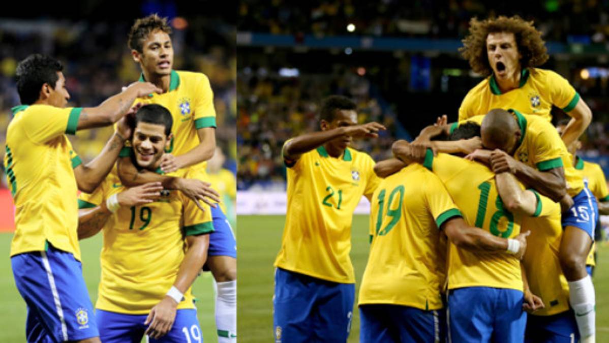 Robinho le dio triunfo a Brasil ante Chile