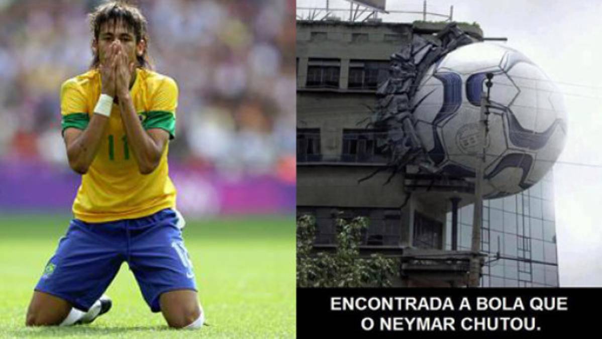 El mundo se burla del penal fallado por Neymar