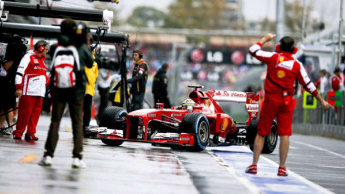 Fuerte lluvia interrumpe la calificación del mundial de Fórmula 1