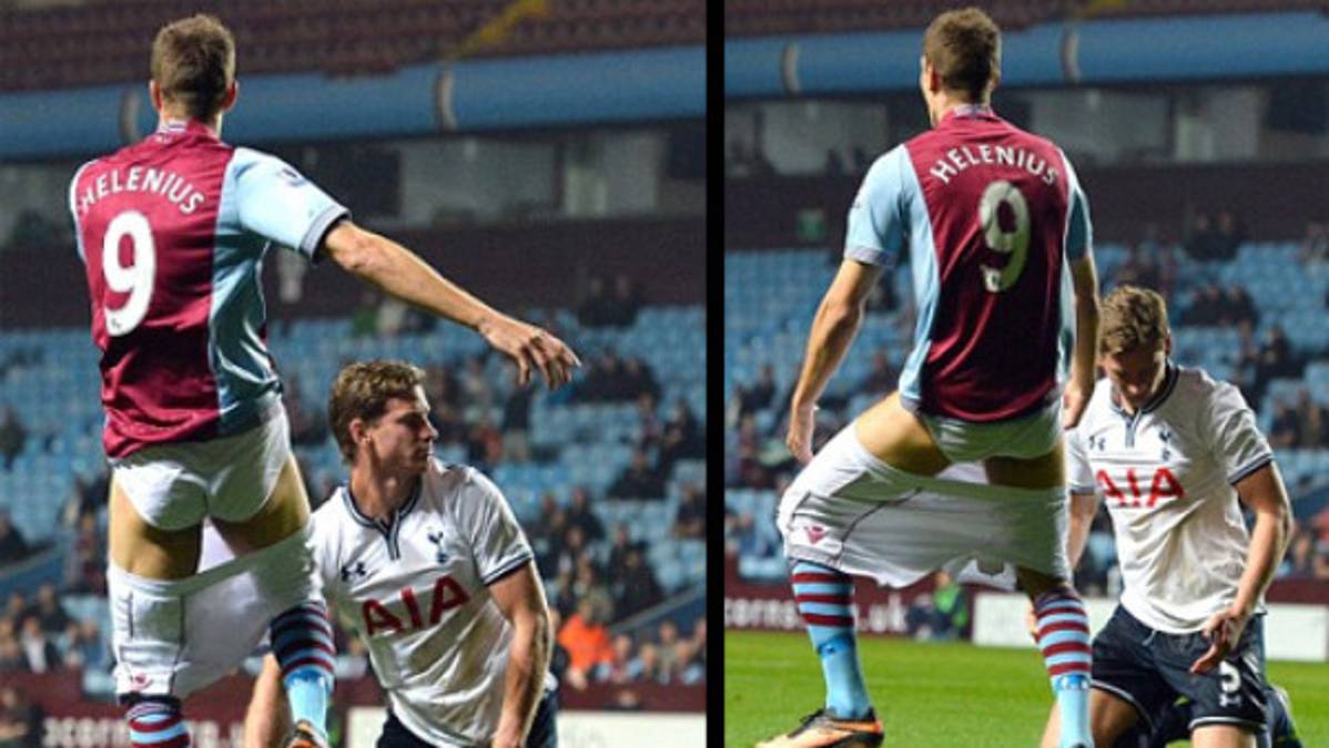 VIDEO: Se queda sin pantalones dentro del área y no pitan penal