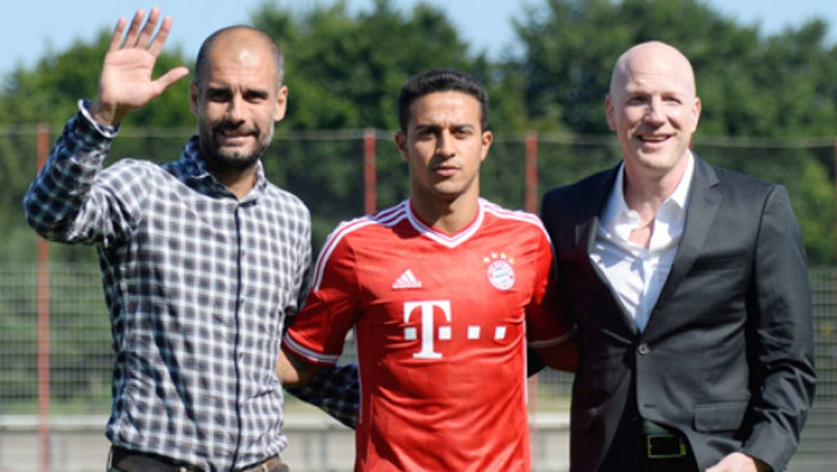 Thiago Alcántara, presentado como jugador del Bayern Munich