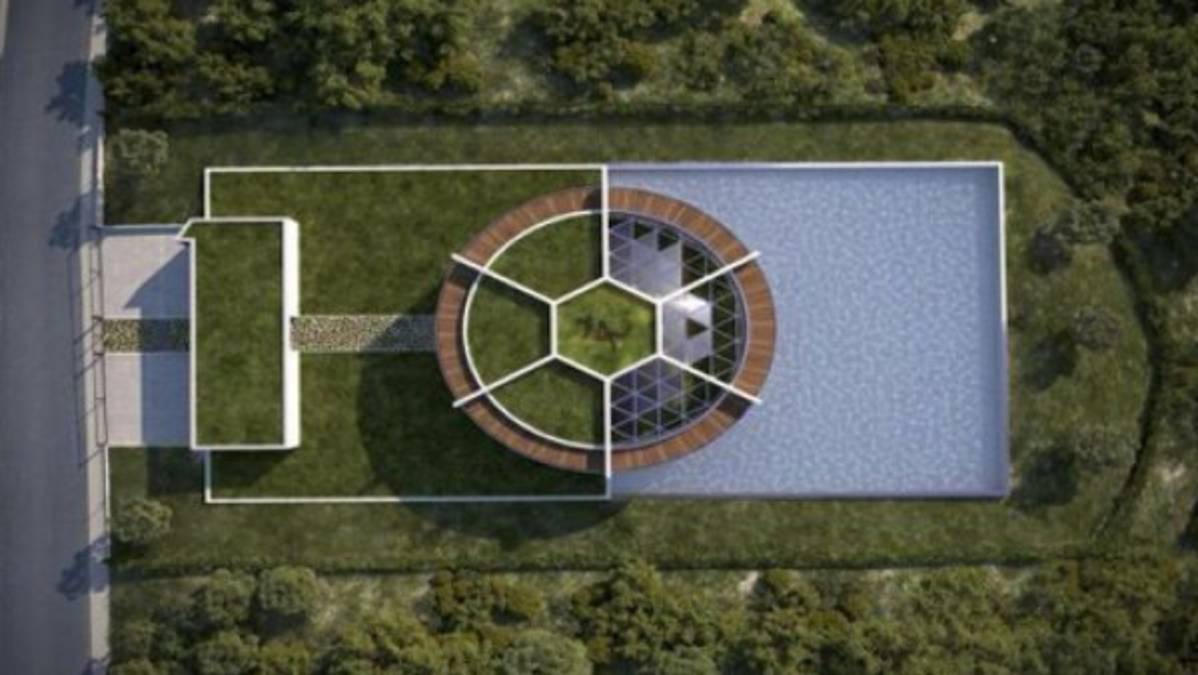La mansión 'futbolera” de Lionel Messi