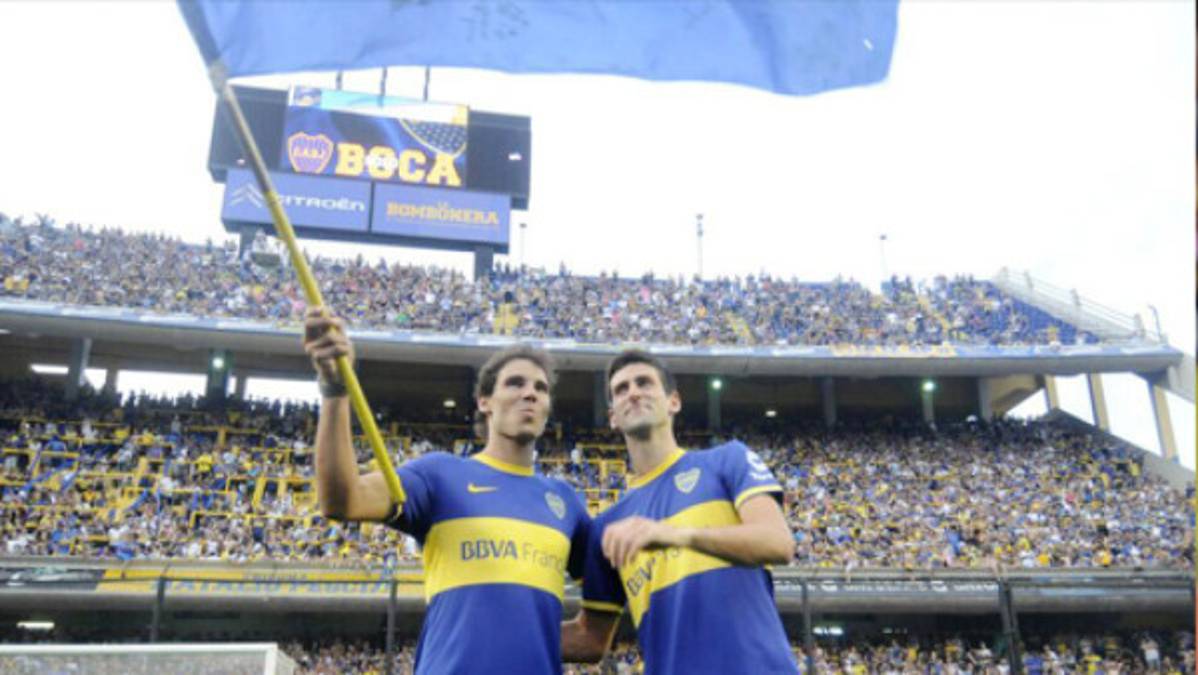 Nadal y Djokovic, invitados de lujo en La Bombonera