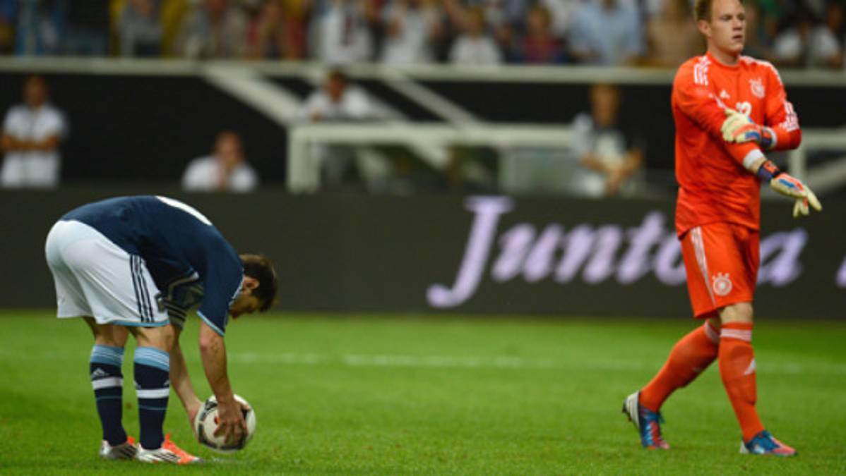 El increíble penal que falló Messi por primera vez con Argentina