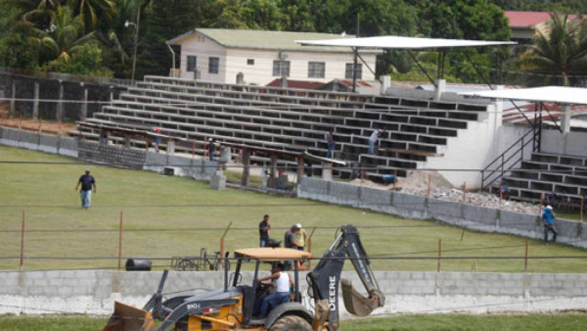 El estadio teleño está en remodelación