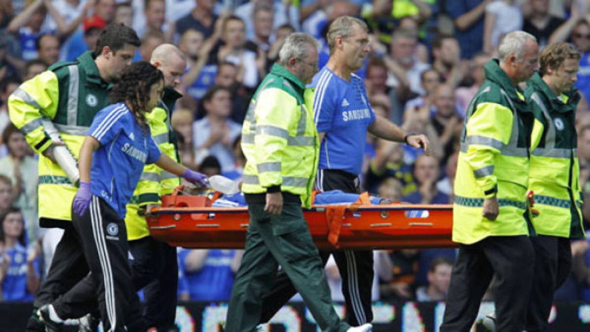 La escalofriante caída de Didier Drogba