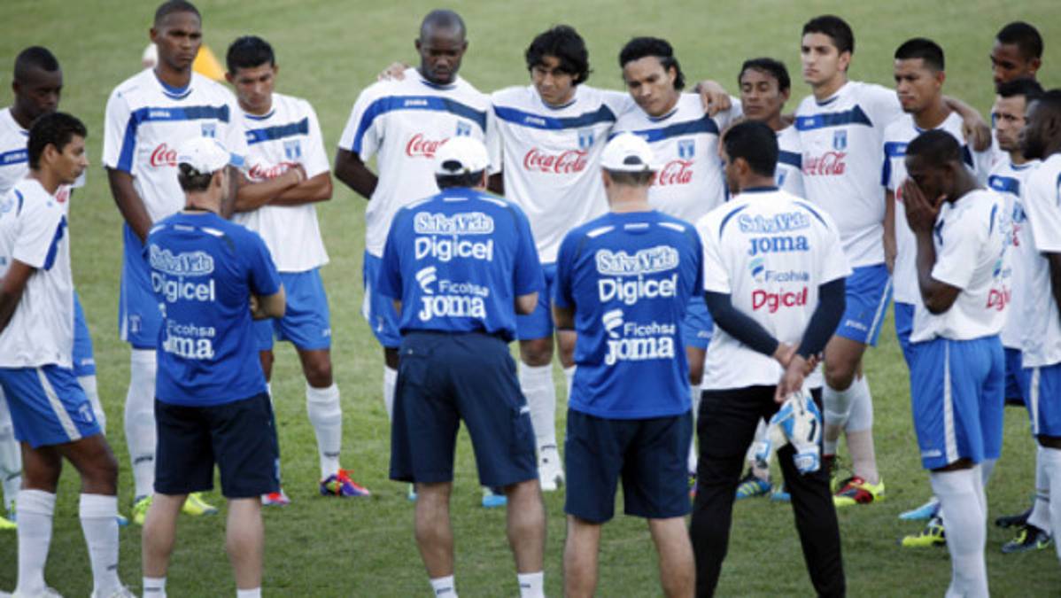 Selección de Honduras entrenó completa