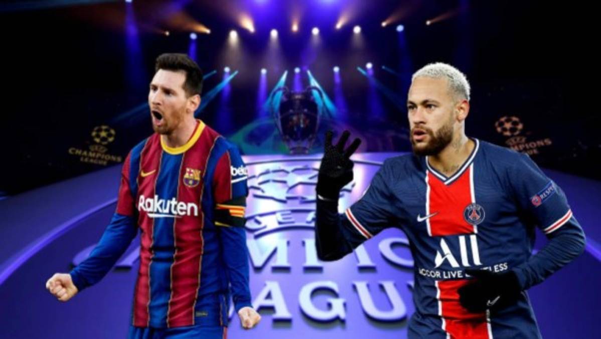 Messi vs Neymar, un duelo de lujo entre amigos en la UEFA Champions League