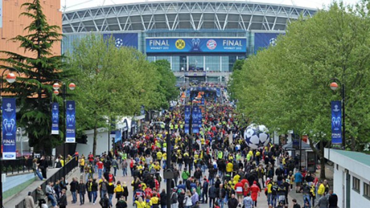 Espectacular ambiente de Champions en Londres