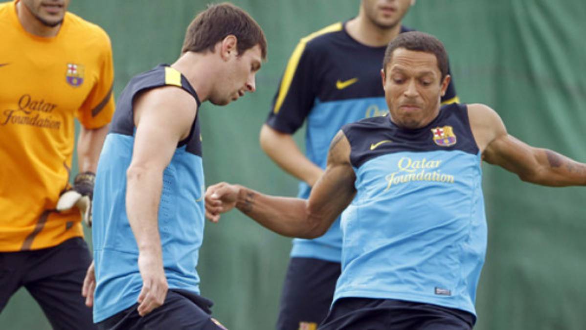 Messi y Puyol empiezan a trabajar en el Barcelona